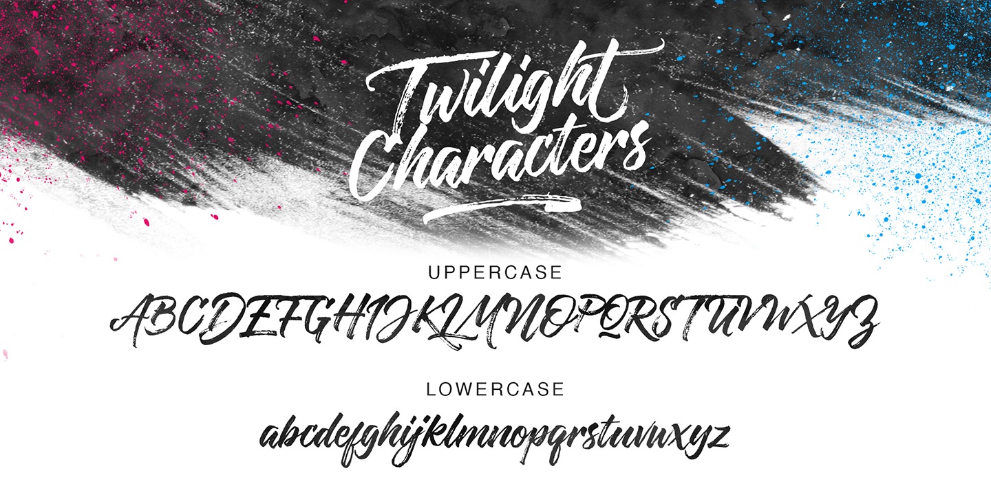 Example font Twilight Script #3